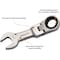 Dynamic 8Pcs SAE Stubby Flex Head, Combo Ratcheting Wrench Set, 5/16"-3/4" D076607 - alternate 3
